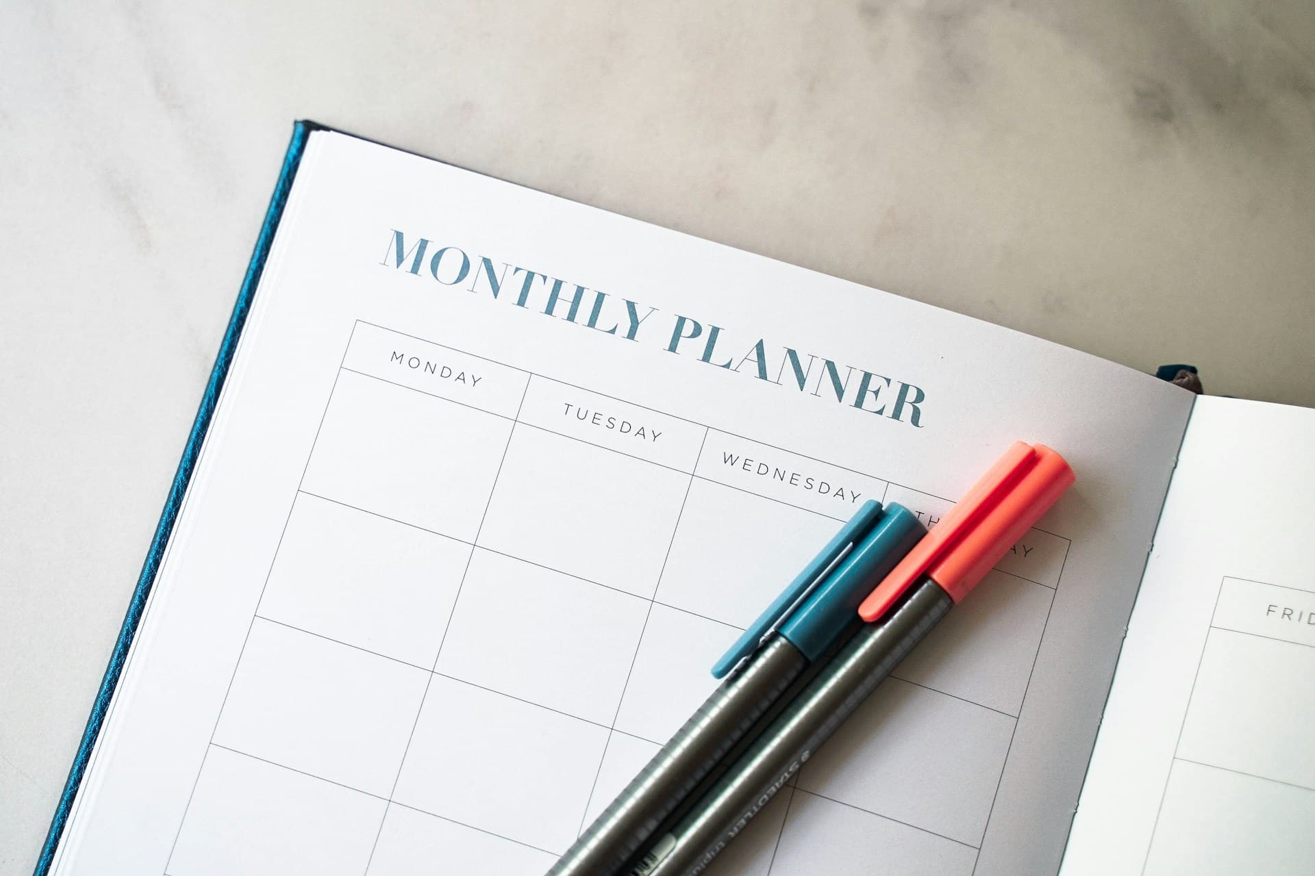 monthly planner